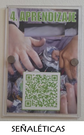 Señaletica cobertura acrilico